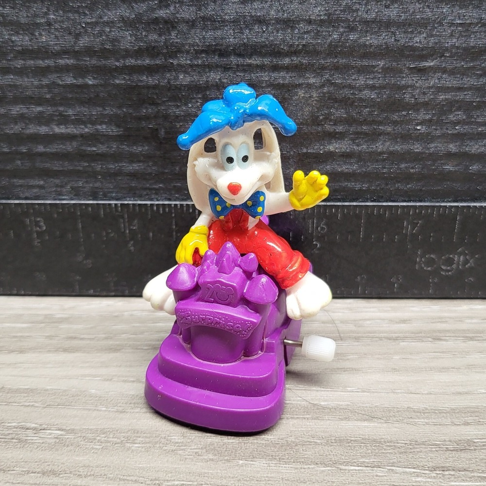 Vintage Disney Burger King Kids Club Roger Rabbit Wind Up Toy Figure 1991